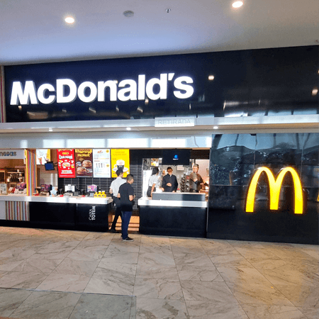 Logo da loja mc donald´s