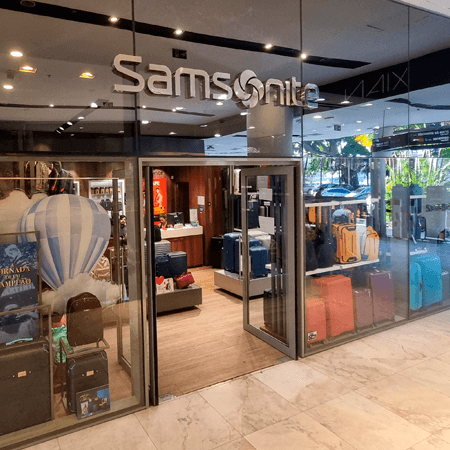 Logo da loja samsonite
